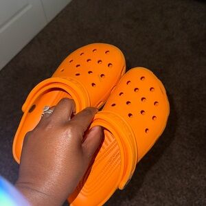 Kids Orange Clogs